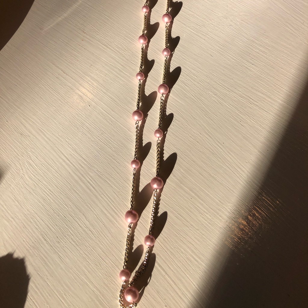Monet Jewelry Pink Gold Necklace 10$